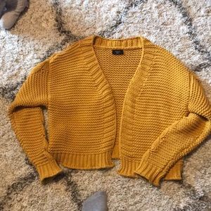 Mustard cardigan